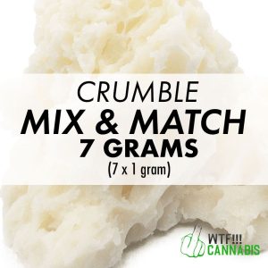 mix n match – budder / live resin / shatter / crumble / wax / caviar: 7x 1g
