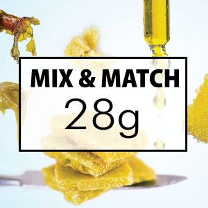 mix n match – budder / live resin / shatter / crumble / wax / caviar: 28g (4x 7g)